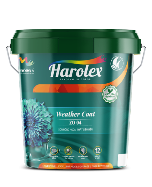 Sơn Bóng Ngoại Thất Siêu Bền HAROLEX Weather Coat ZO 04