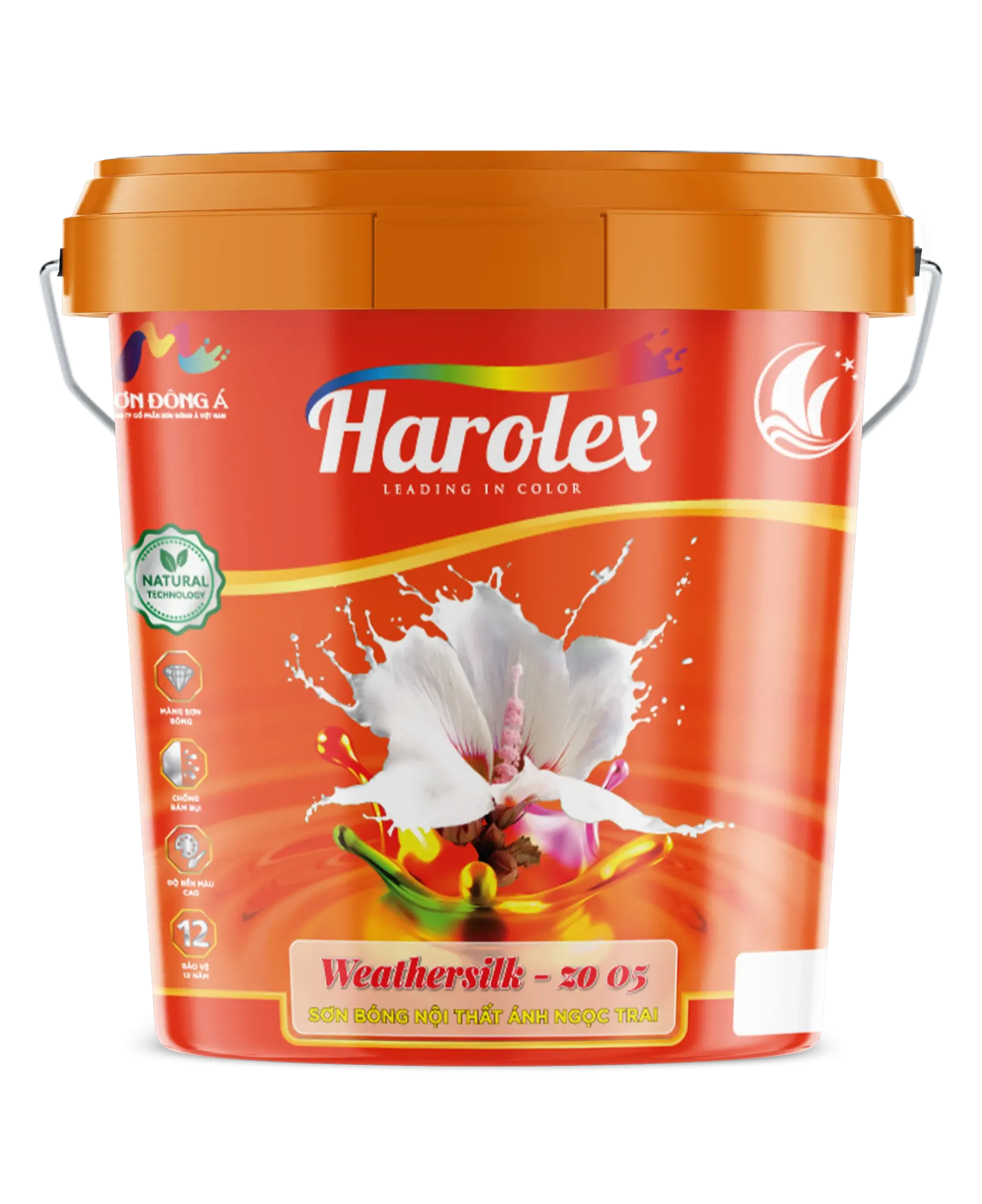 Sơn Bóng Nội Thất Ánh Ngọc Trai HAROLEX WEATHERSILK ZO 05
