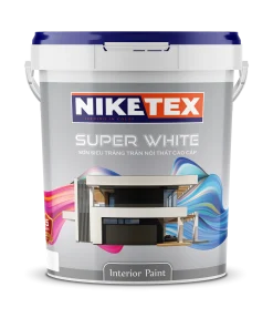 SƠN SIÊU TRẮNG TRẦN NỘI THẤT CAO CẤP NIKETEX SUPER WHITE
